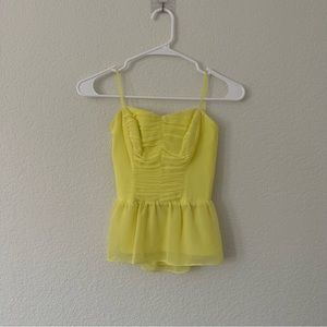 Guess Flowy Corset Top with Tie Back | Size XXS